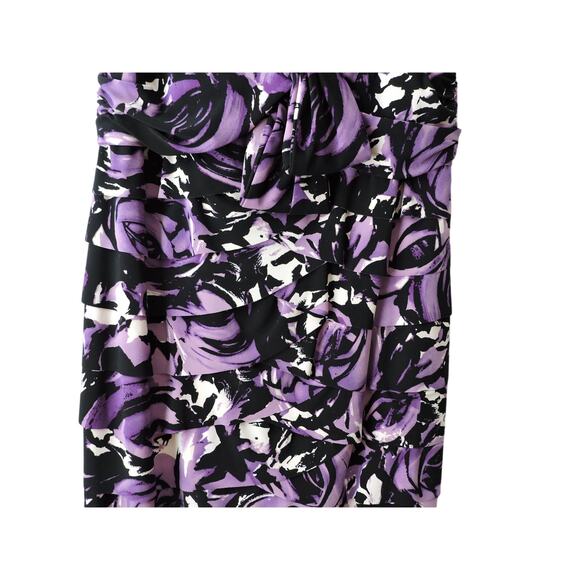 Jones New York Sleeveless Dress in purple and black Size 10 - Picture 2 of 4